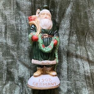 Holiday Figurine 1908 Germany Santa Claus Decor